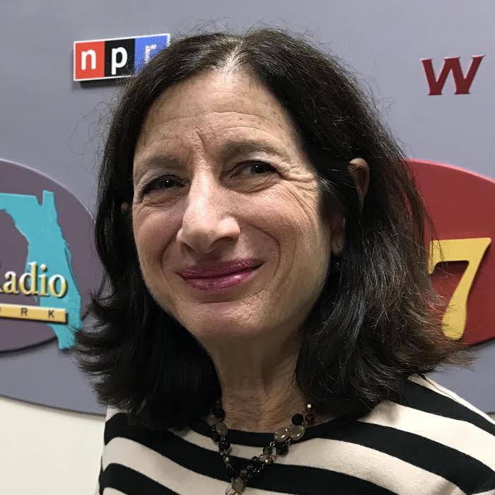 Barbara Goldstein smiling facing the camera