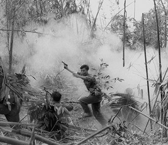 Enemy body counts and American casualties mount as GIs chase an elusive foe and face deadly ambushes and artillery. While Hanoi lays plans for a massive surprise offensive, the Johnson Administration reassures the public that victory is in sight.