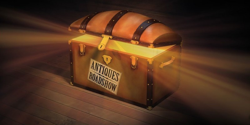 Antiques Roadshow treasure box logo